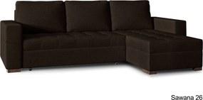Colțar lemn masiv Extensibil Nelia 237x150cm Ladă Depozitare Personalizabil - Sawana 05/ Soft 17, Universal