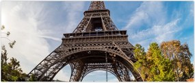 Tablou - Turnul Eiffel colorat (120x50 cm)