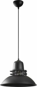 Lustra SAGLAM 3735, negru, metal, 34x37-123 cm
