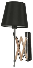 Aplica de perete MITO 1xE27 / 40W / 230V negru