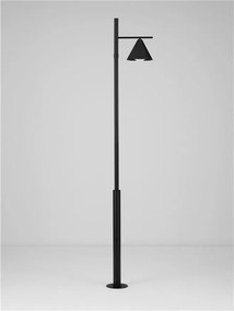 Stalp de exterior IP65 ORIX negru H-220cm