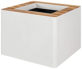 Giveci de flori cu auto-irrigare WOODGREEN, diferite variante - Hobby Flower Culoare: alb/lemn natural