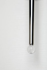 Aplica de perete design clasic ROCKLAND small, nichel lucios