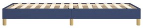 Cadru de pat box spring, albastru, 80x200 cm, textil Albastru, 25 cm, 80 x 200 cm