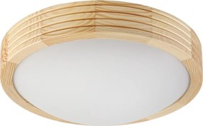 Plafonieră NATURAL MODERN SLIM 1xE27/15W/230V Ø 27,5 cm pin