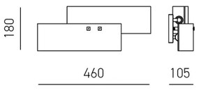 Aplică Gea Luce LARA A P oro LARA 2xE14/42W/230V auriu