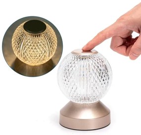 Lampă LED reîncărcabilă dimabilă Aigostar LED/1W/5V 2700/4000/6500K 1800mAh 13,5 cm