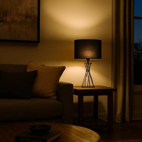 Lampă de masă Rabalux 74082 Nivra, negru