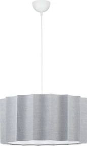 Lustra suspendata cu abajur gri Alve