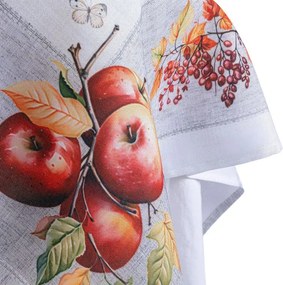 decoDoma Față de masă centrală cu imprimeu MERE DE TOAMNĂ 85 x 85 cm