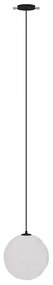 Pendul LED incastrabil design tehnic Luna negru, 4000K