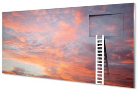 Tablouri acrilice Ladder apus de soare cer