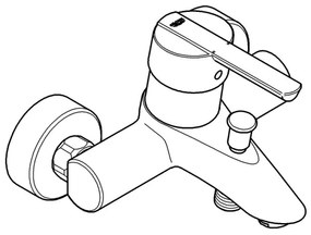 GROHE 32269000 - Baterie pentru cadă FEEL DN 15, crom lucios