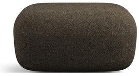 Taburet maro cu tapițerie din țesătură bouclé Jenny – Micadoni Home