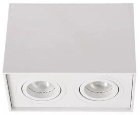 Spot Lucide 22953/02/31 TUBE 2xGU10/50W/230V alb