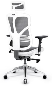 Scaun ergonomic DIABLO V-BASIC: alb-gri Diablochairs