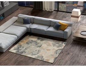 Covor gri/bej 140x200 cm Flores Sunset – Universal