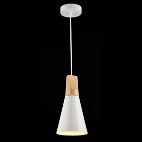 Pendul design modern Bicones alb diam. 14cm MYP359-PL-140-W