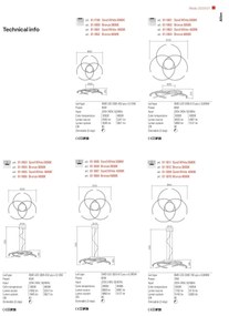 Plafonieră LED dimabilă Redo 01-1801 ALIEN LED/60W/230V 3000K alb