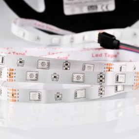 Bandă LED RGB dimabilă 5m LED/18W/12V IP20 + telecomandă