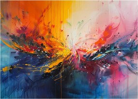 Tablou - Abstracție de culoare (70x50 cm)