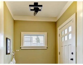 Plafonieră LED dimabilă LED/50W/230V 3000-6500K negru + telecomandă