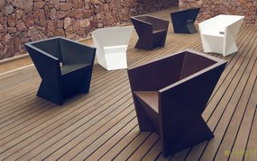 Fotoliu-scaun lounge design modern, exterior, interior, FAZ ARMCHAIR 54015 Vondom