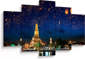 Tablou - Lampioane norocului, Bangkok (150x105 cm)