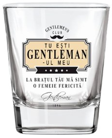 Pahar whisky "TU ESTI GENTLEMAN-UL MEU"