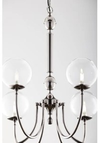 Lustră pe lanț Jupiter 2022 BRILLANTE 6xG9/10W/230V crom lucios