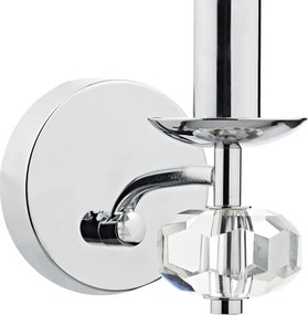 Där Lighting OLE0750 - Aplica de perete OLEANA, 1xE14/40W/230V, crom lucios