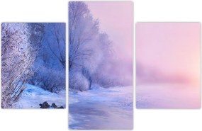 Tablou - Râu înghețat (90x60 cm)