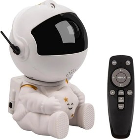 Retlux - Proiector LED pentru copii 230V astronaut 12,5 cm + telecomandă