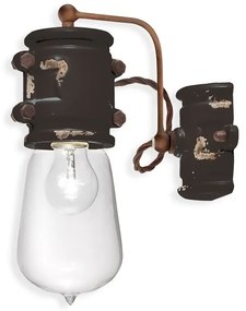 Aplica de perete design retro realizata manual din ceramica URBAN