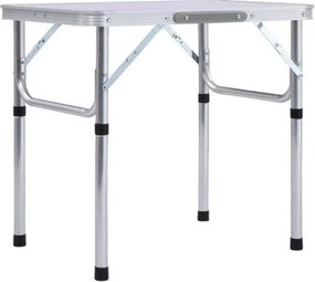 Masă de camping pliabiăla, 60 cm, aluminiu/MDF, KEPI TYP 2