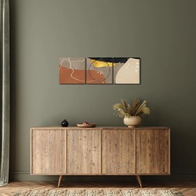 Tablou - Abstract (cu ceas) (90x30 cm)