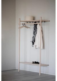 Set pentru hol în culoare naturală din lemn masiv de stejar Milford - Rowico