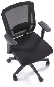 Scaun de birou Paredes negru H107 cm