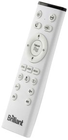 Ventilator LED RGBW de tavan cu lumină Brilliant FANORA LED/30W/230V + telecomandă
