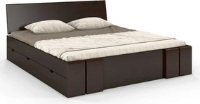 Pat lemn masiv TerraCraft Model 4 cu Sertar Pin Personalizabil - 200x200, Natur