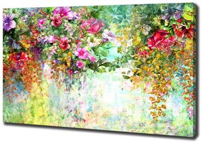 Imprimare tablou canvas Flori multi-colorate