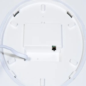 Plafonieră LED Ecolite WML300-CCT/24W/CR MAKARON LED/24W/230V IP44 negru