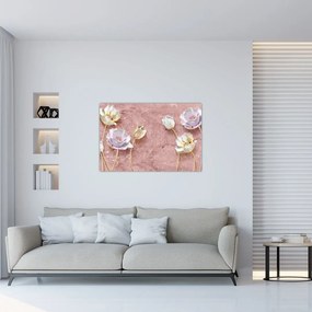 Tablou cu flori (90x60 cm)