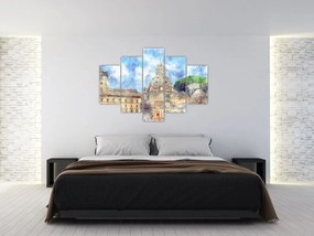 Tablou - Biserica Santa Maria di Loreto, Roma, Italia (150x105 cm)