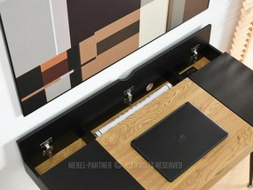 Masă PC Baiden (stejar negru + negru). 1109732