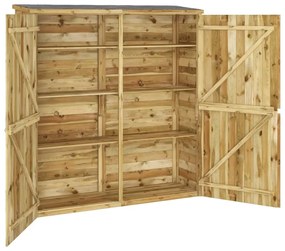 Magazie de gradina pentru scule, 163x50x171 cm, lemn masiv pin