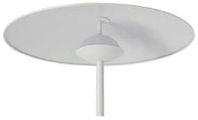 Lampadar alb LED cu abajur din metal (înălțime 140 cm) Lund – Candellux Lighting