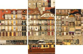 Tablou - Cartierul Waterfront, Portugalia (90x60 cm)