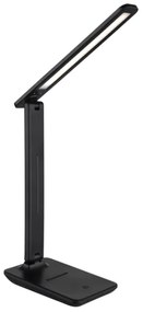 Globo 58439SA - Lampă de birou LED BRIGHTON reîncărcabilă, dimmer tactil, 4W/5V, 1800 mAh, negru