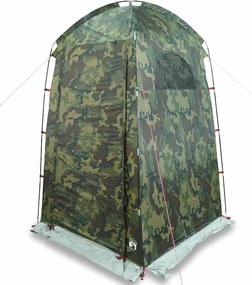vidaXL Cort de duș, camuflaj, impermeabil